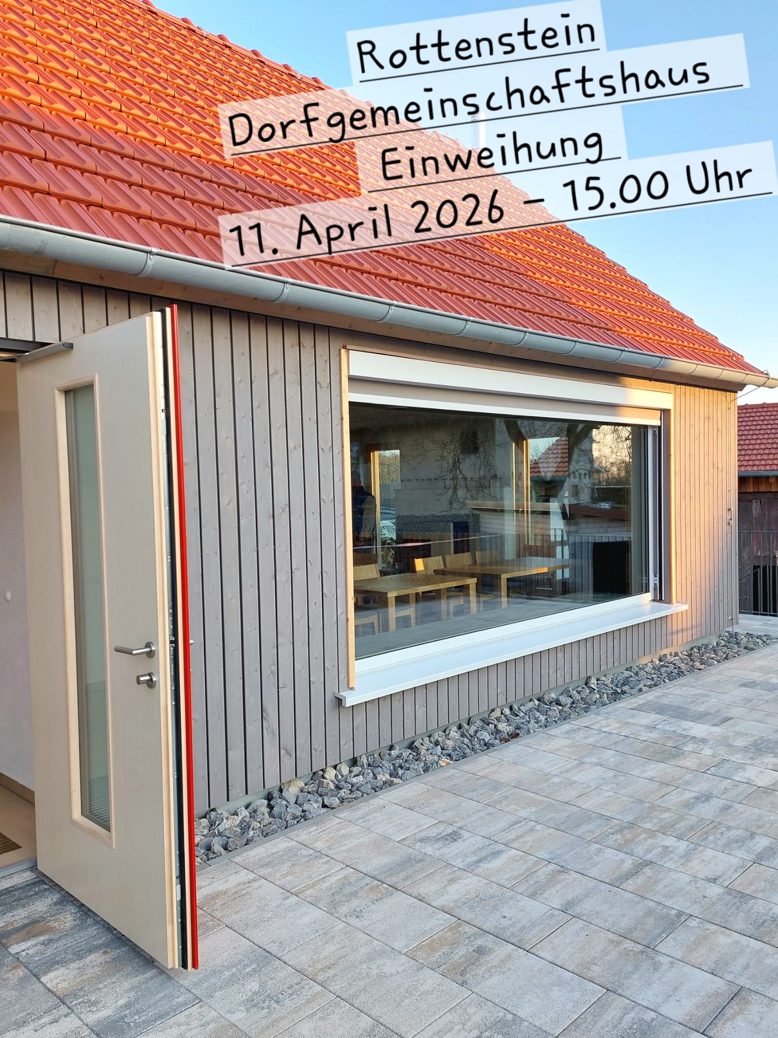 Einweihung Dorfgemeinschaftshaus Rottenstein 11.04.26