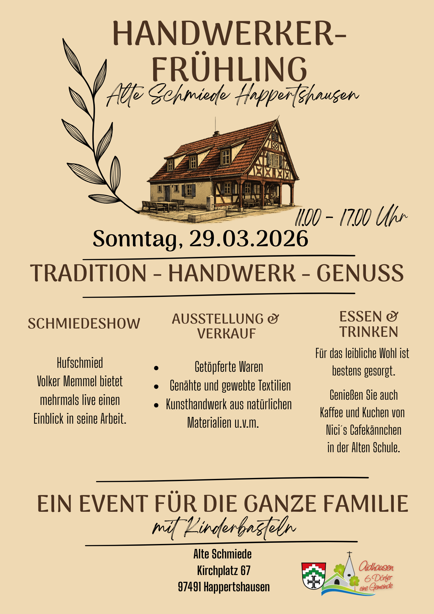 Handwerkerfrühling Happertshausen am 29.03.26